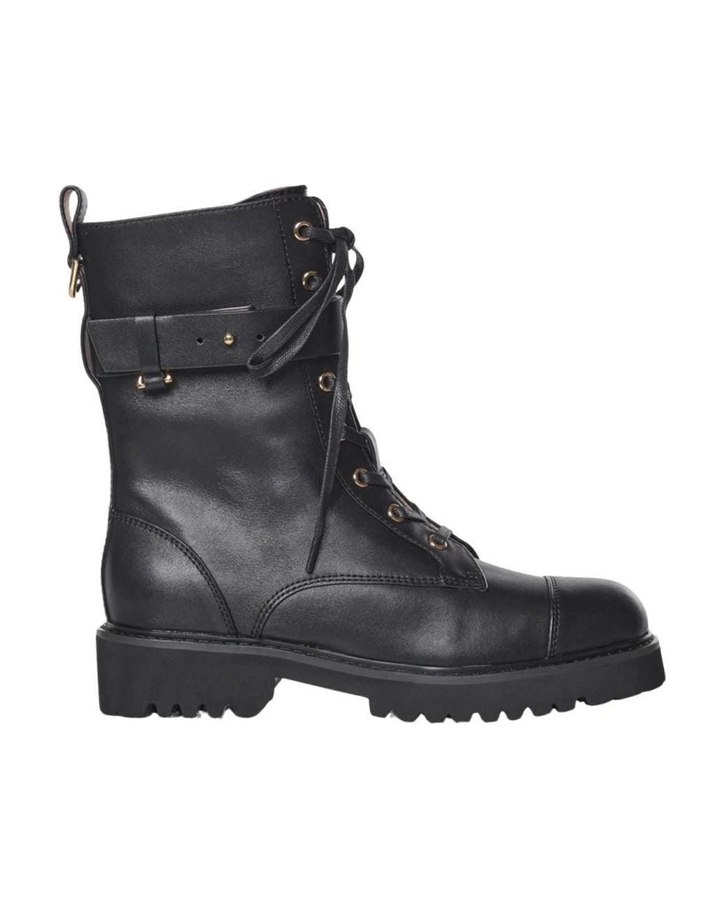 Coccinelle Black Lace-Up Boots