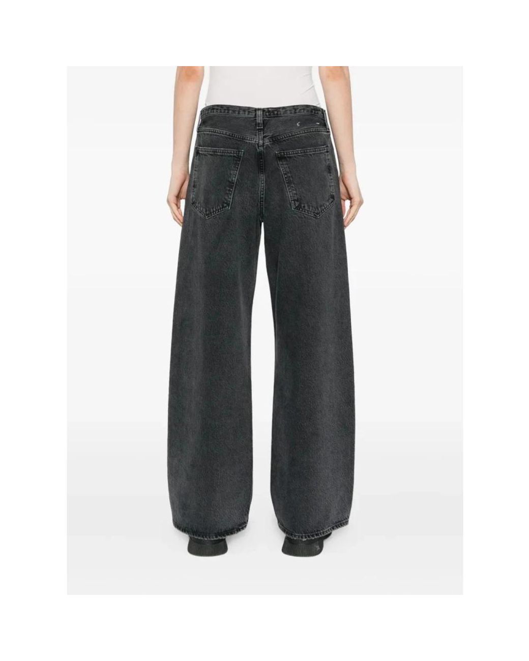 Agolde Gray Loose Fit Jeans