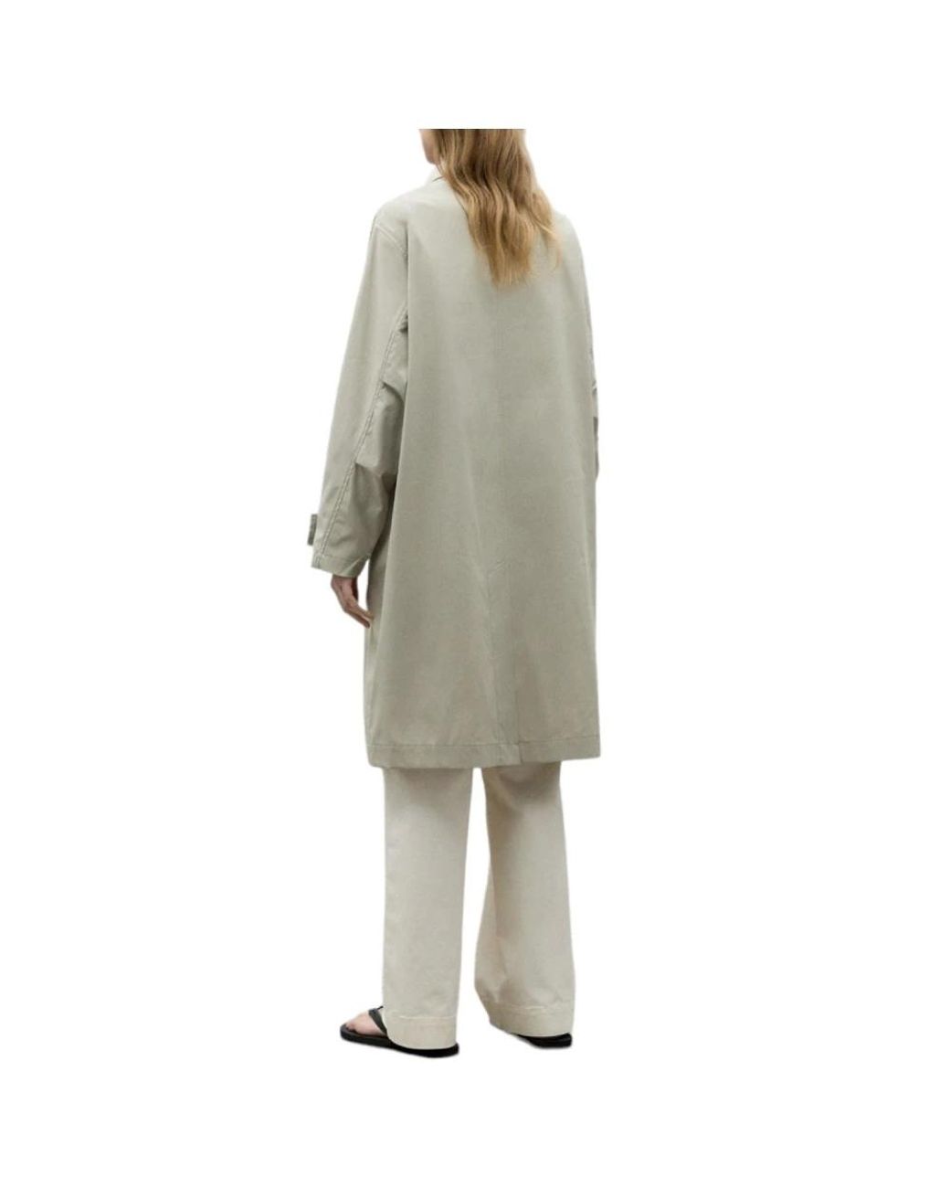 Single-Breasted Coats Ecoalf de color Gray