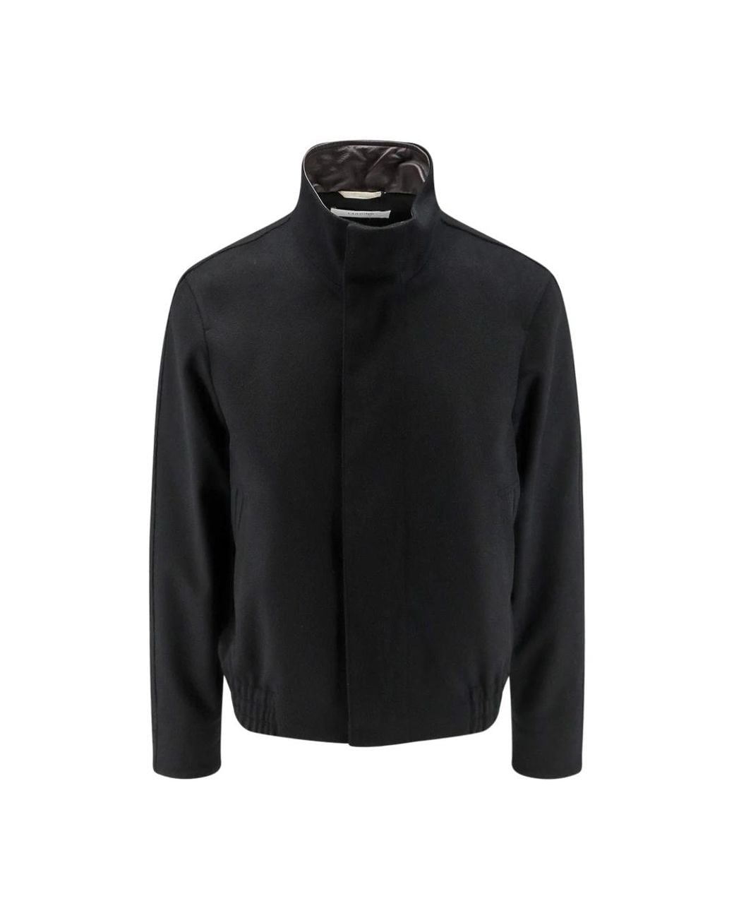 Lardini Black Bomber Jackets for men
