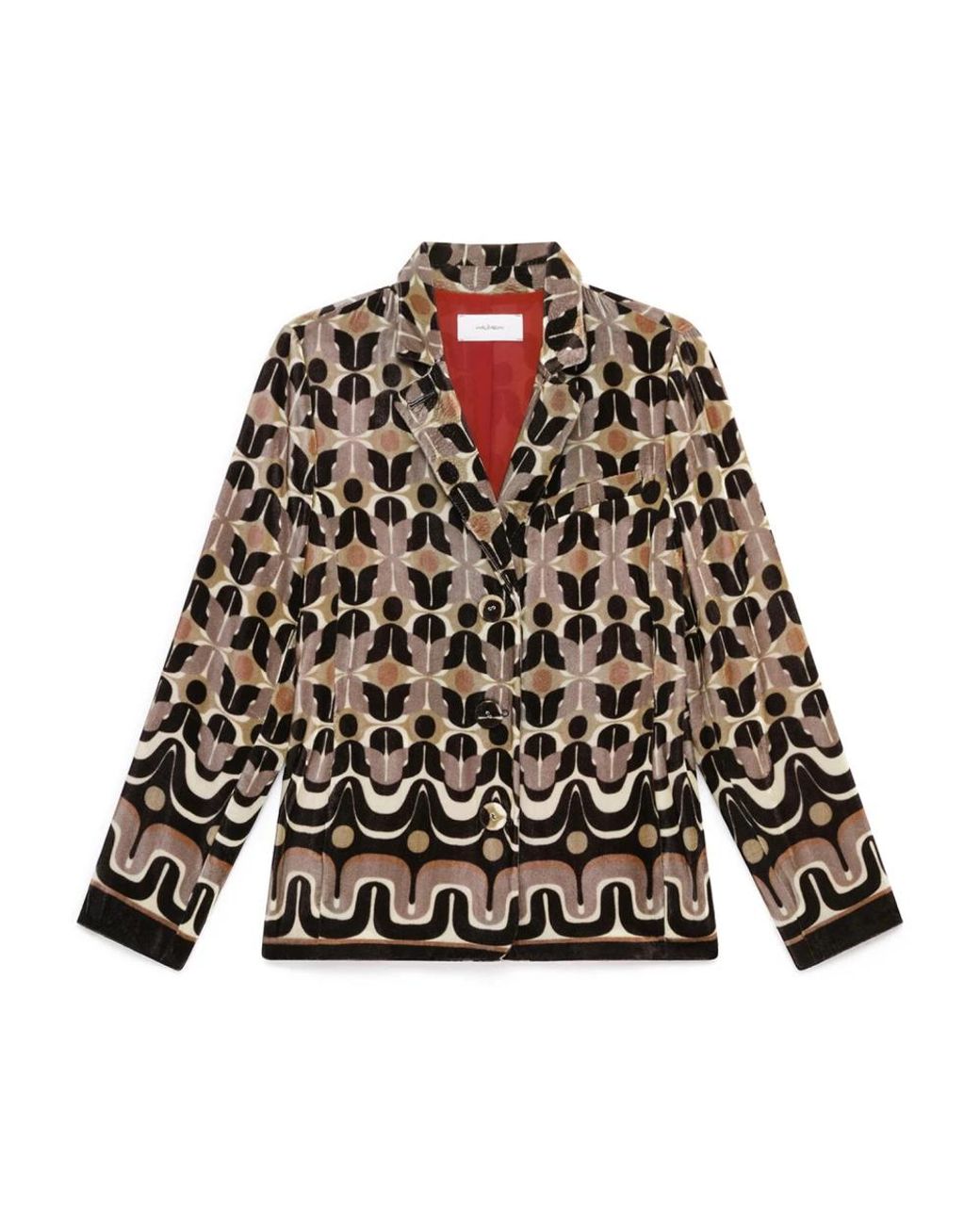Maliparmi Collection Print Blazer in het Multicolor