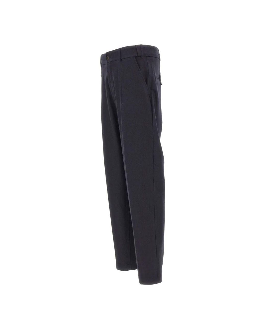 Eleventy Blue Straight Trousers for men