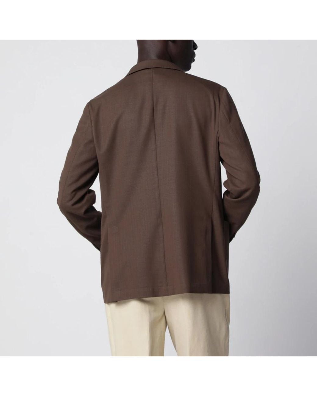Santaniello Brown Blazers for men