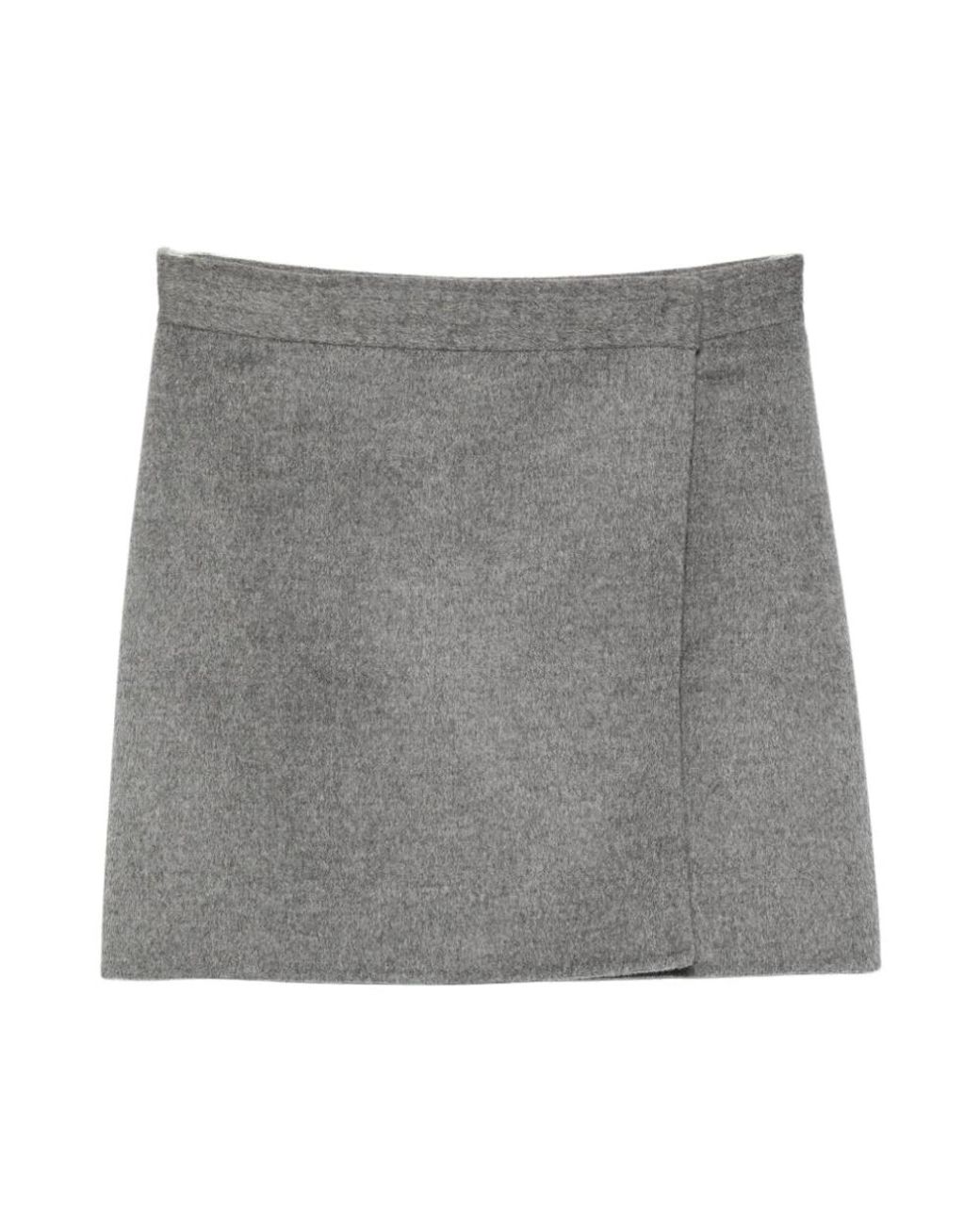Semicouture Gray Short Skirts