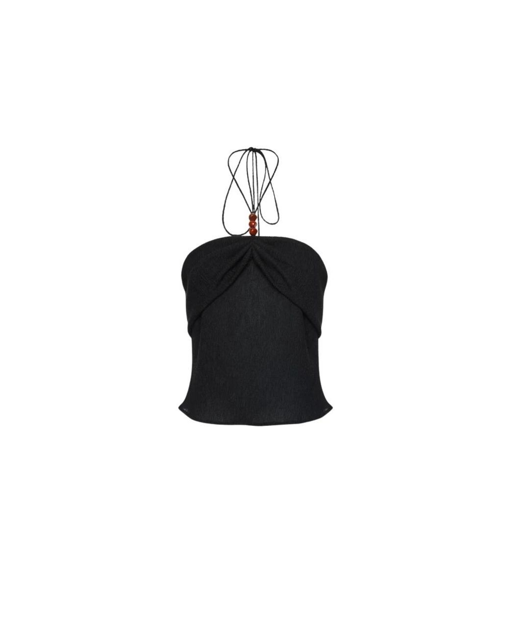 Magda Butrym Black Sleeveless Tops