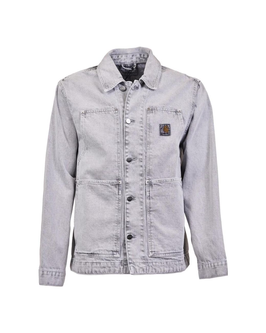 Carhartt Gray Denim Jackets for men