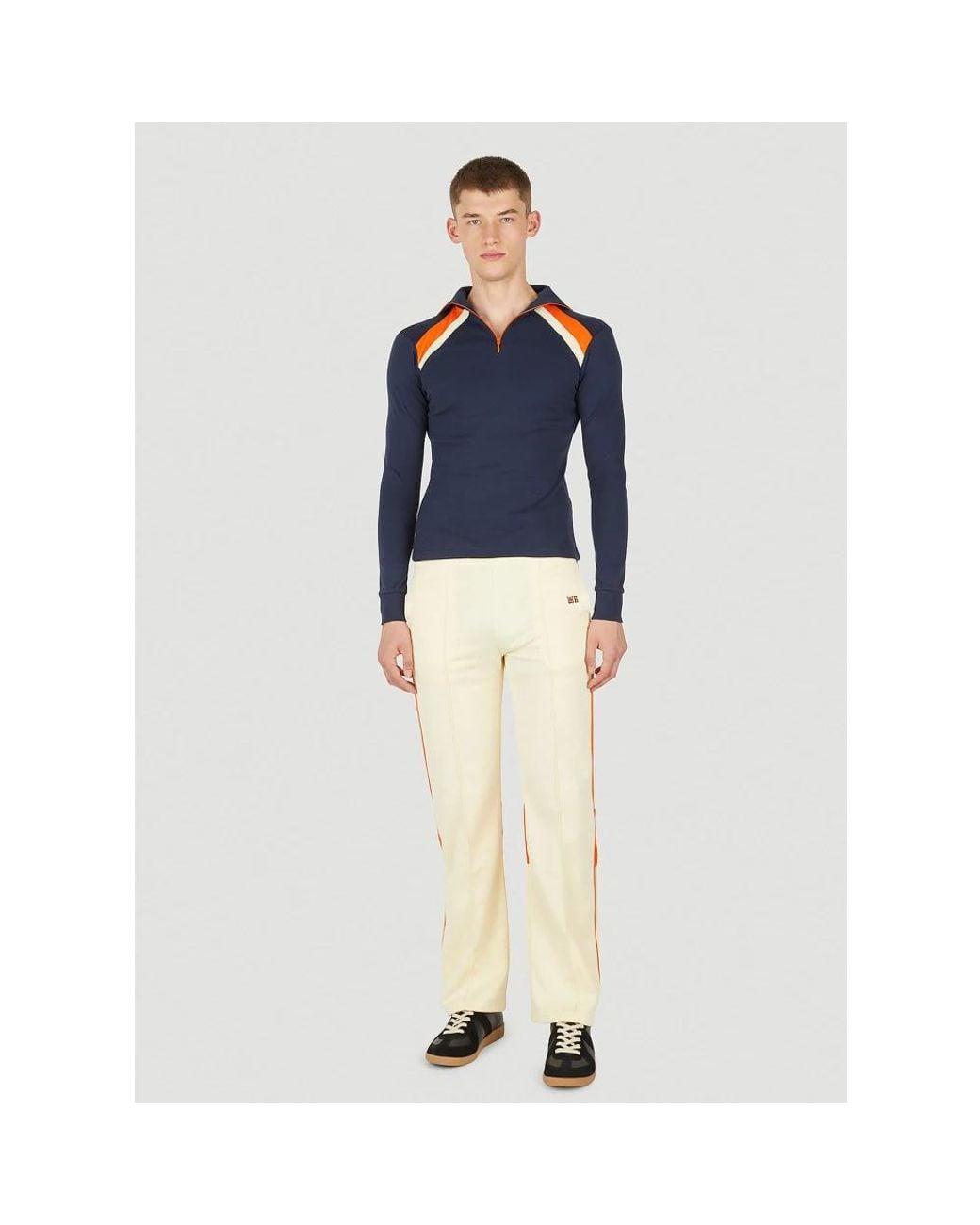 Wales Bonner Blue Long Sleeve T-Shirts for men