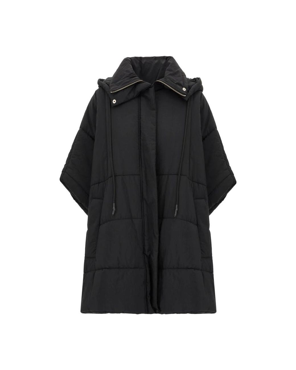 Erika Cavallini Semi Couture Black Down Jackets