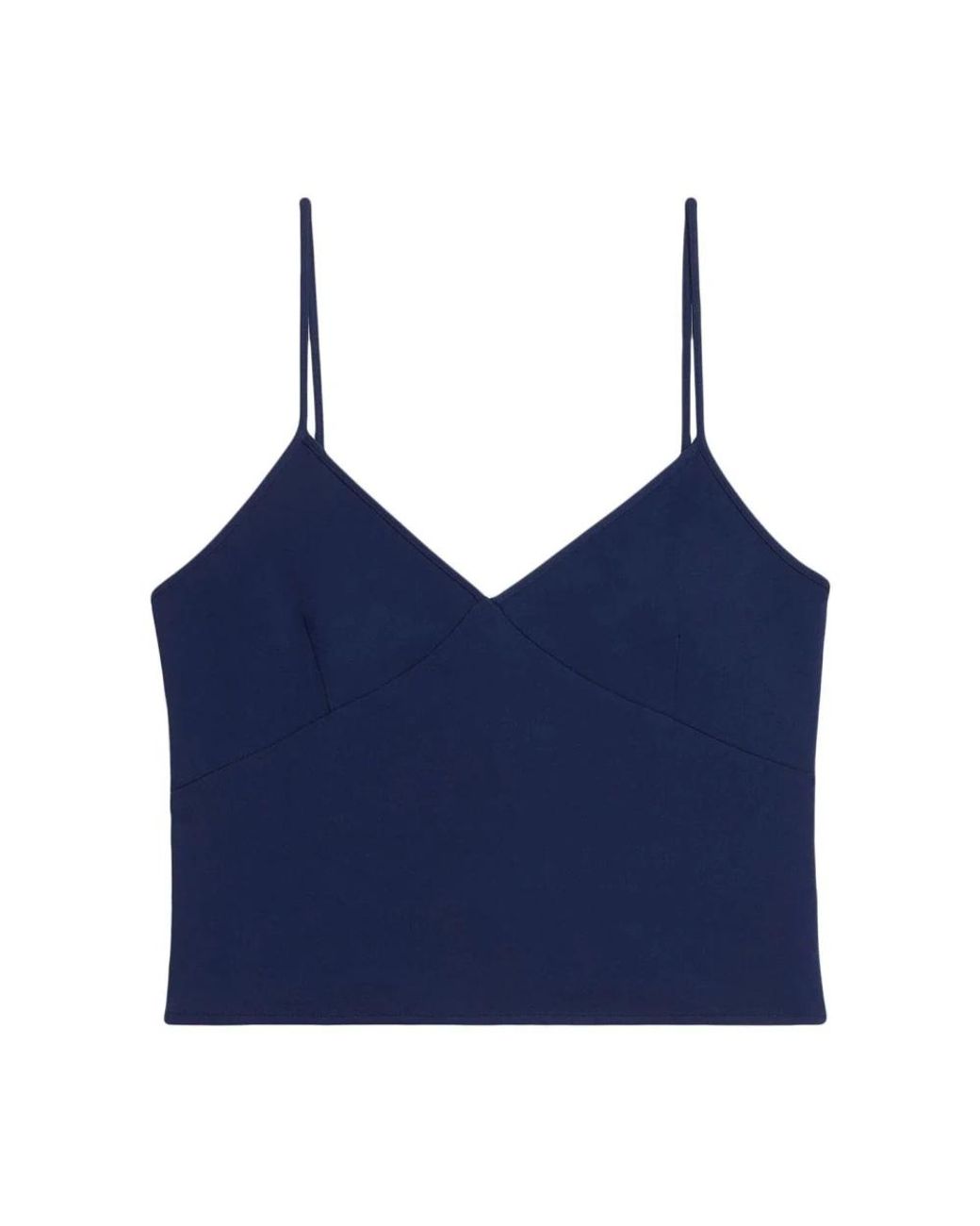 AMI Blue Sleeveless Tops