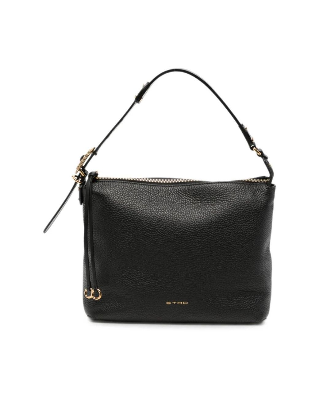 Etro Black Schultertasche