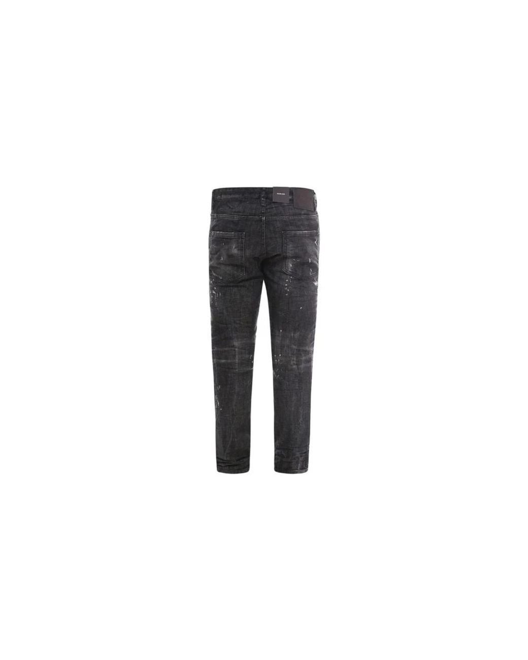 DSquared² Black Slim-Fit Jeans