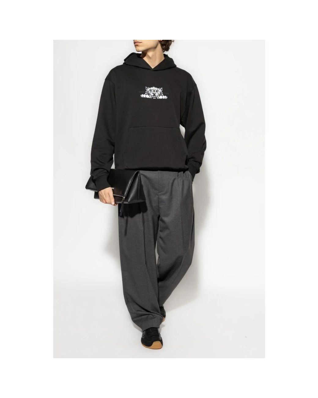 KENZO Black Hoodies for men