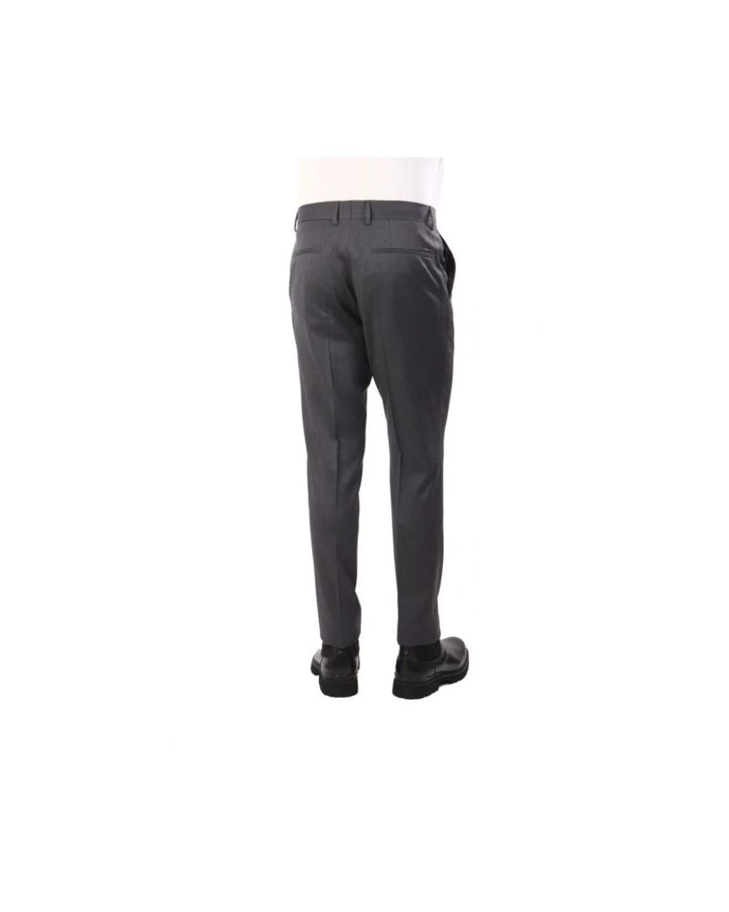 Boss Gray Suit Trousers for men