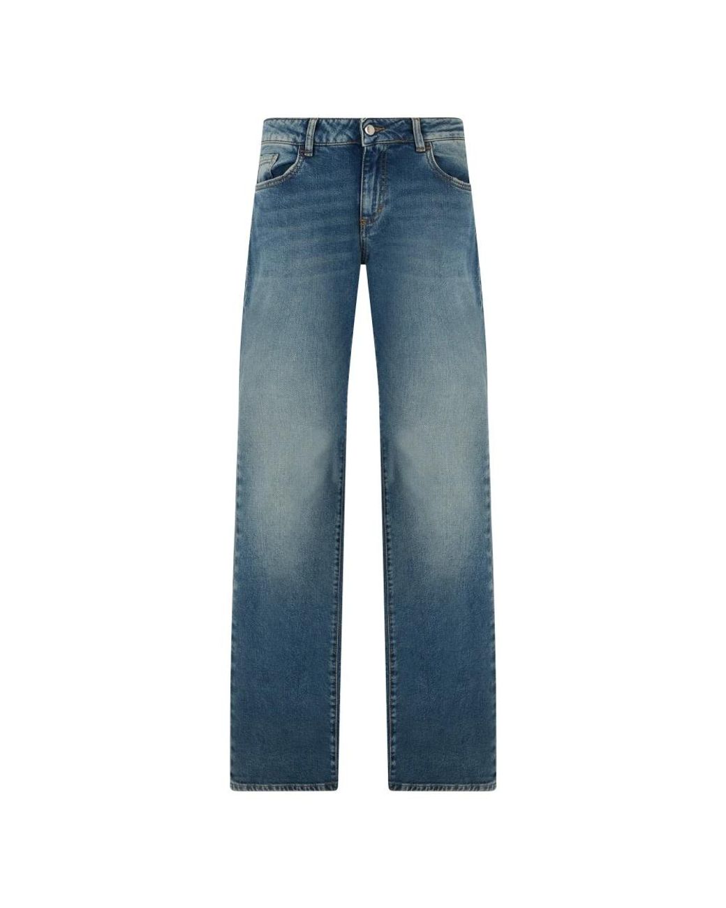 ICON DENIM Blue Straight Jeans