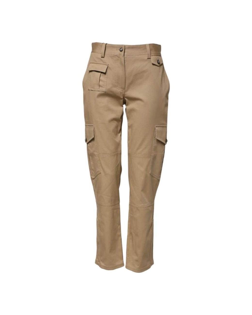 Dolce & Gabbana Natural Slim-Fit Trousers