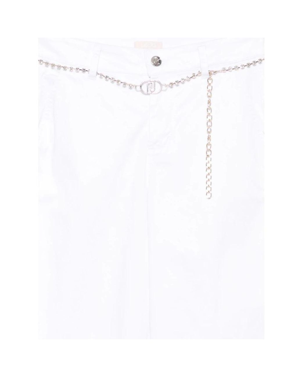 Liu Jo White Wide Trousers