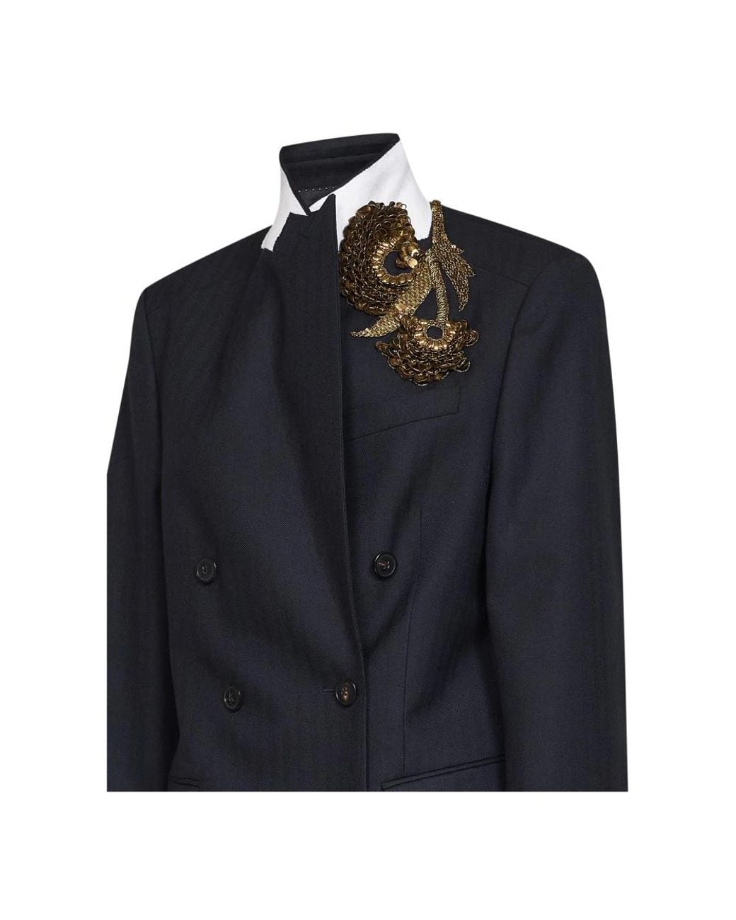 Dries Van Noten Blue Blazers