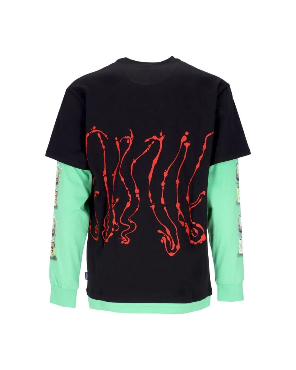 Octopus Blue Long Sleeve T-Shirts for men