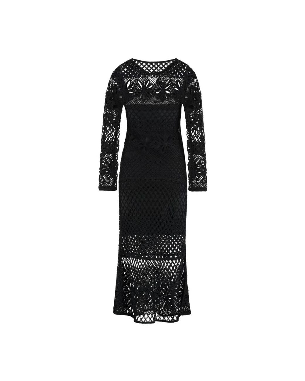 Pinko Black Knitted Dresses