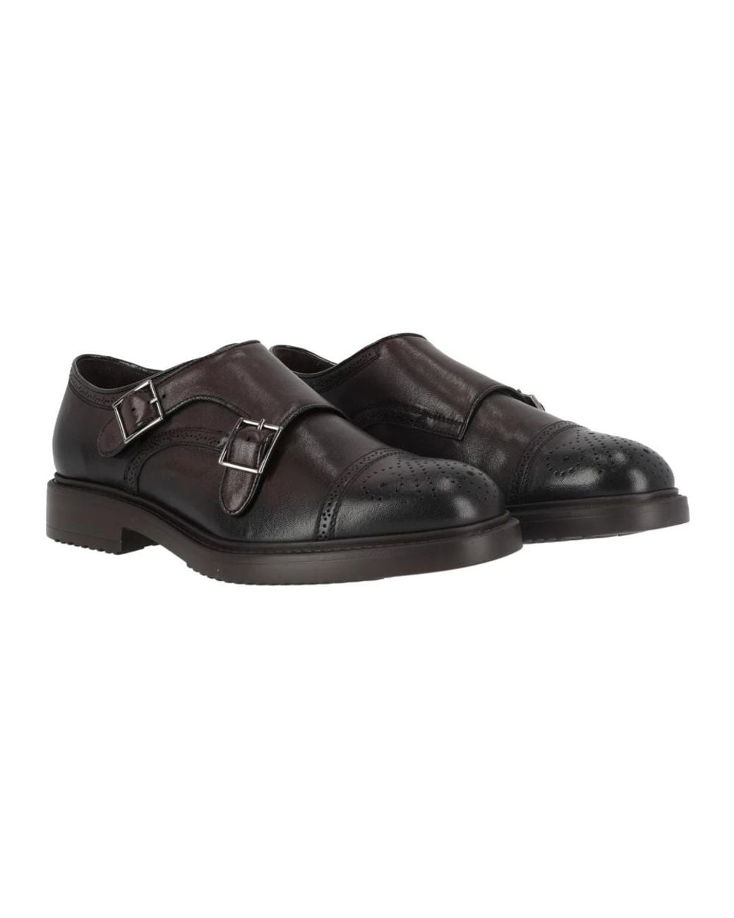 Flats Doucal's pour homme en coloris Black