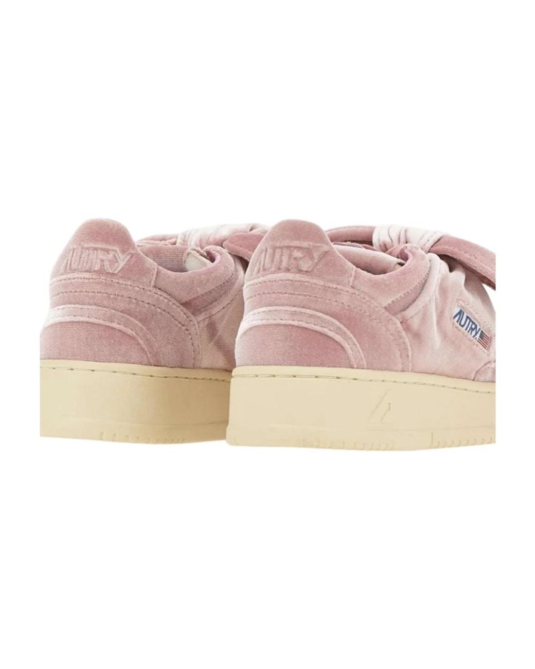 Autry Pink Medalist Sneakers Mit Schleife