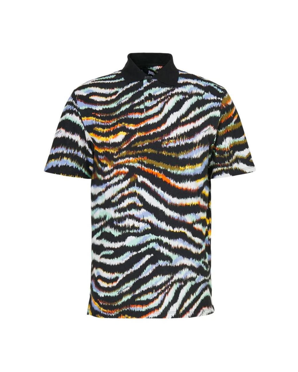 Just Cavalli Black Polo Shirts for men