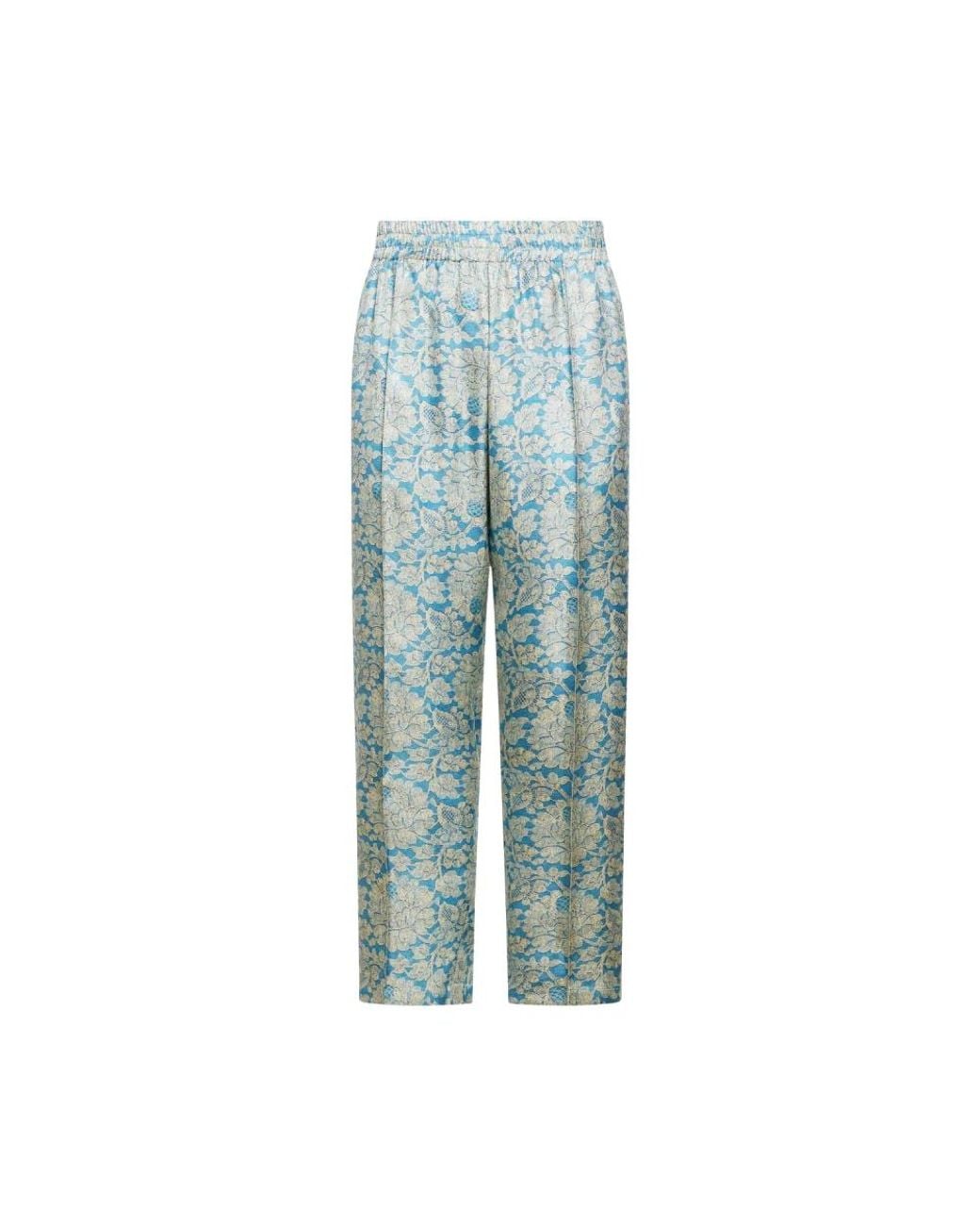 Pierre Louis Mascia Blue Straight Trousers for men