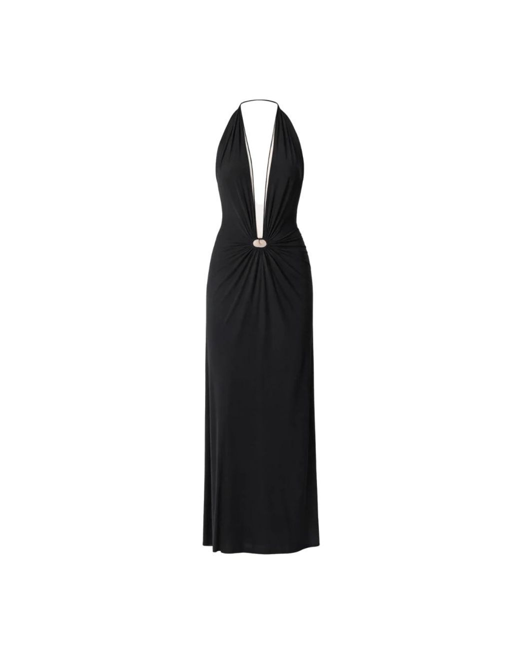 Amazuìn Black Halter Gown