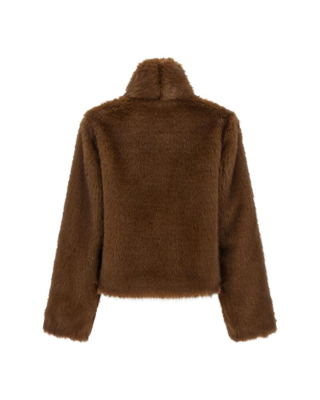 BB COUTURE Brown Faux Fur & Shearling Jackets