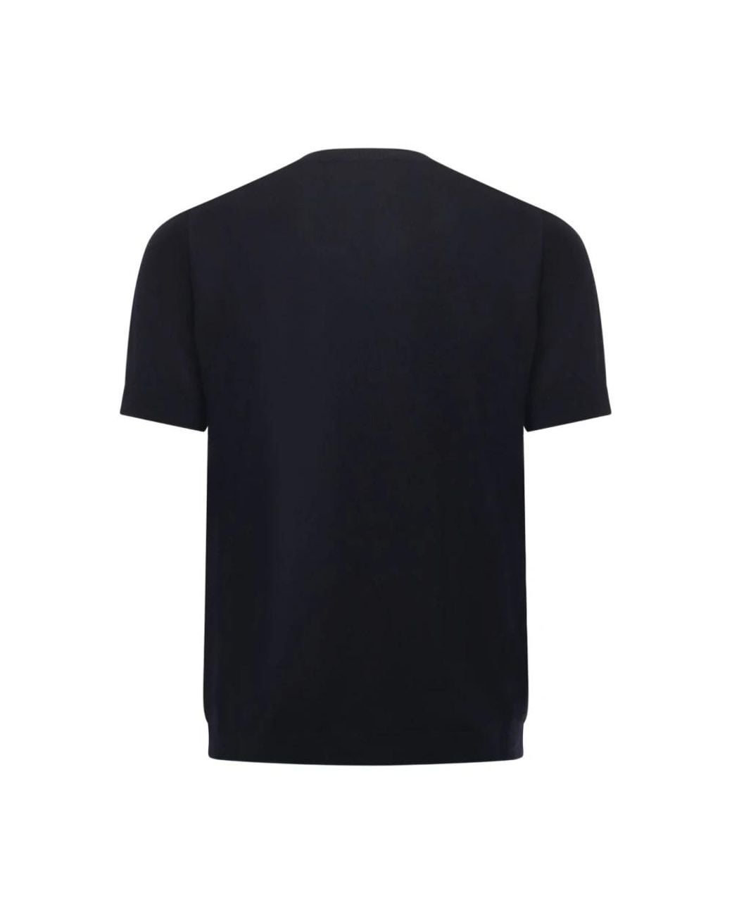 Alpha Studio Blue Round-Neck Knitwear for men