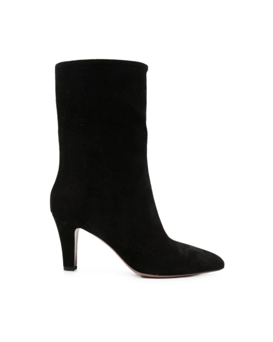 Paris Texas Black Heeled Boots