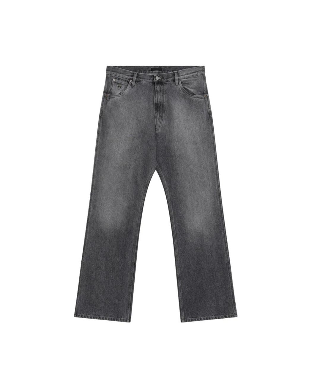 Prada Gray Straight Fit Jeans for men