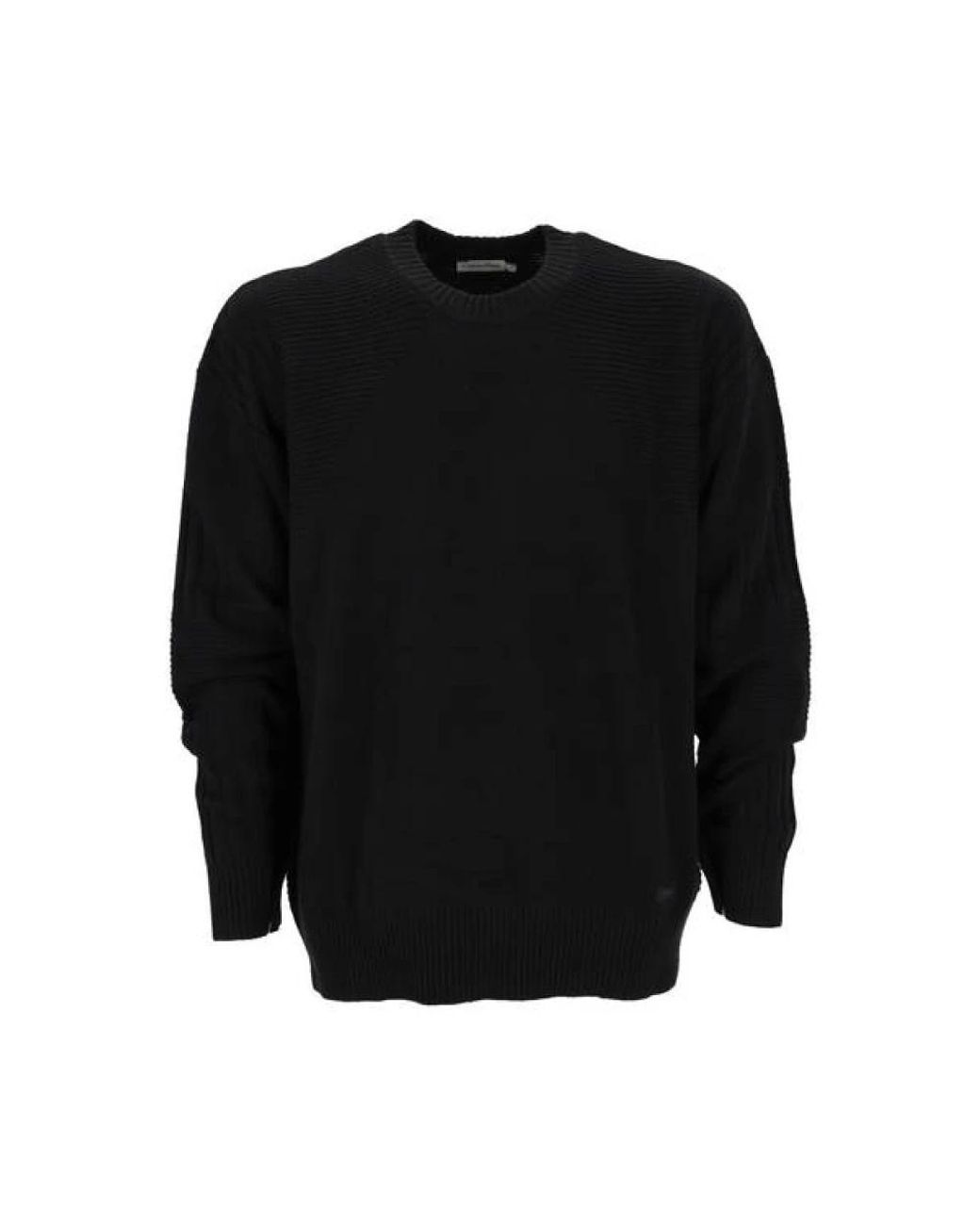 Calvin Klein Black Round-Neck Knitwear for men