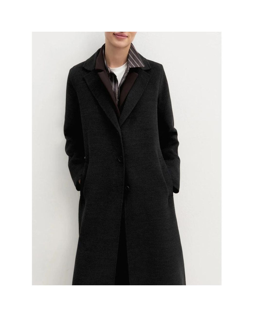 Marella Black Single-Breasted Coats
