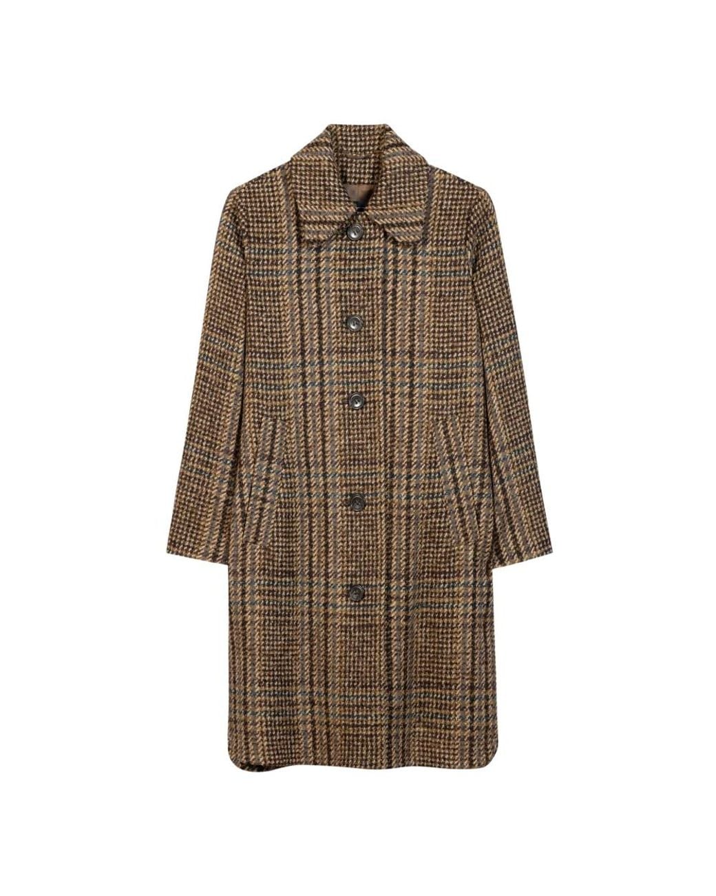 Luisa Cerano Brown Single-Breasted Coats