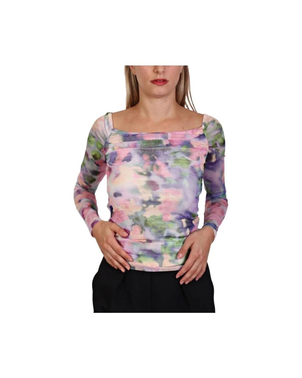 Patrizia Pepe Multicolor Long Sleeve T-Shirts
