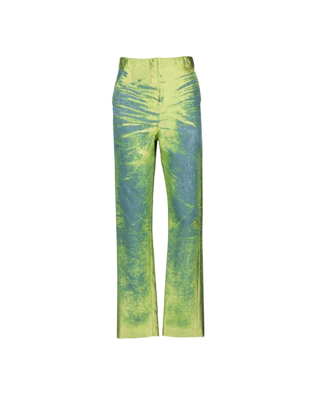 DIESEL Green Flared Jeans