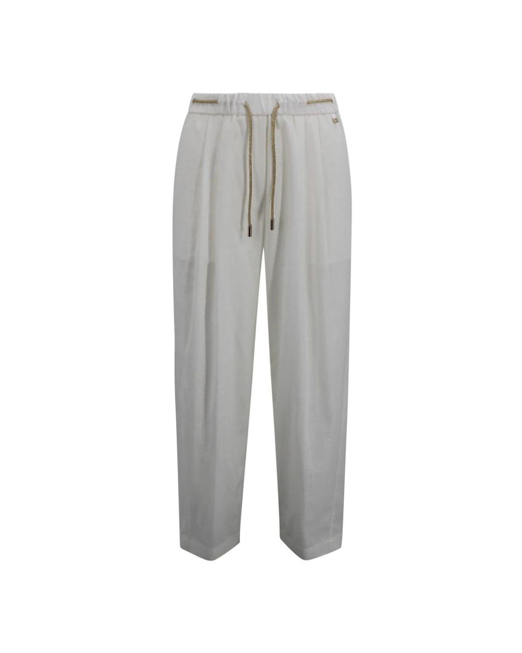 Herno Gray Wide Trousers