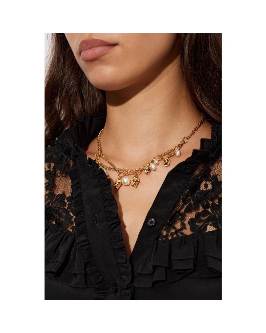 Necklaces Chloé de color Metallic