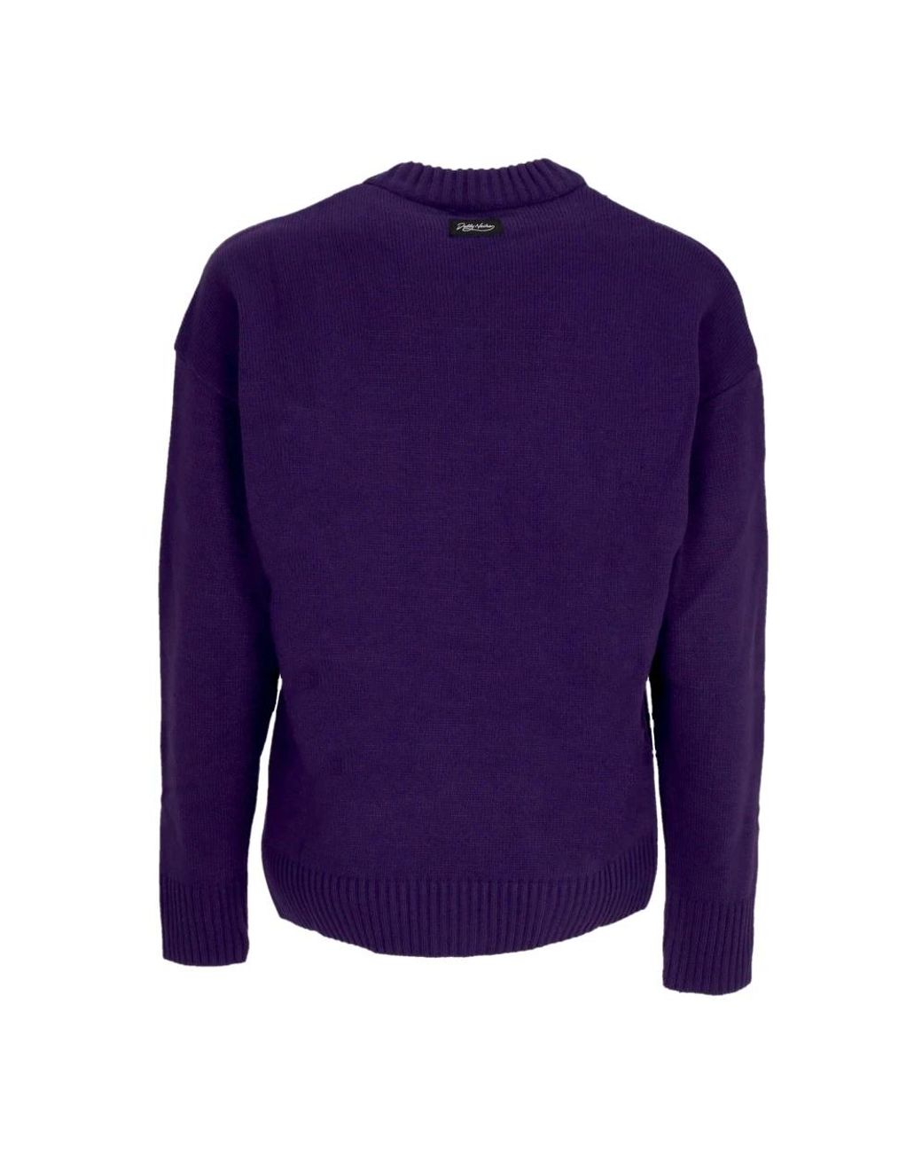 DOLLY NOIRE Blue Round-Neck Knitwear for men