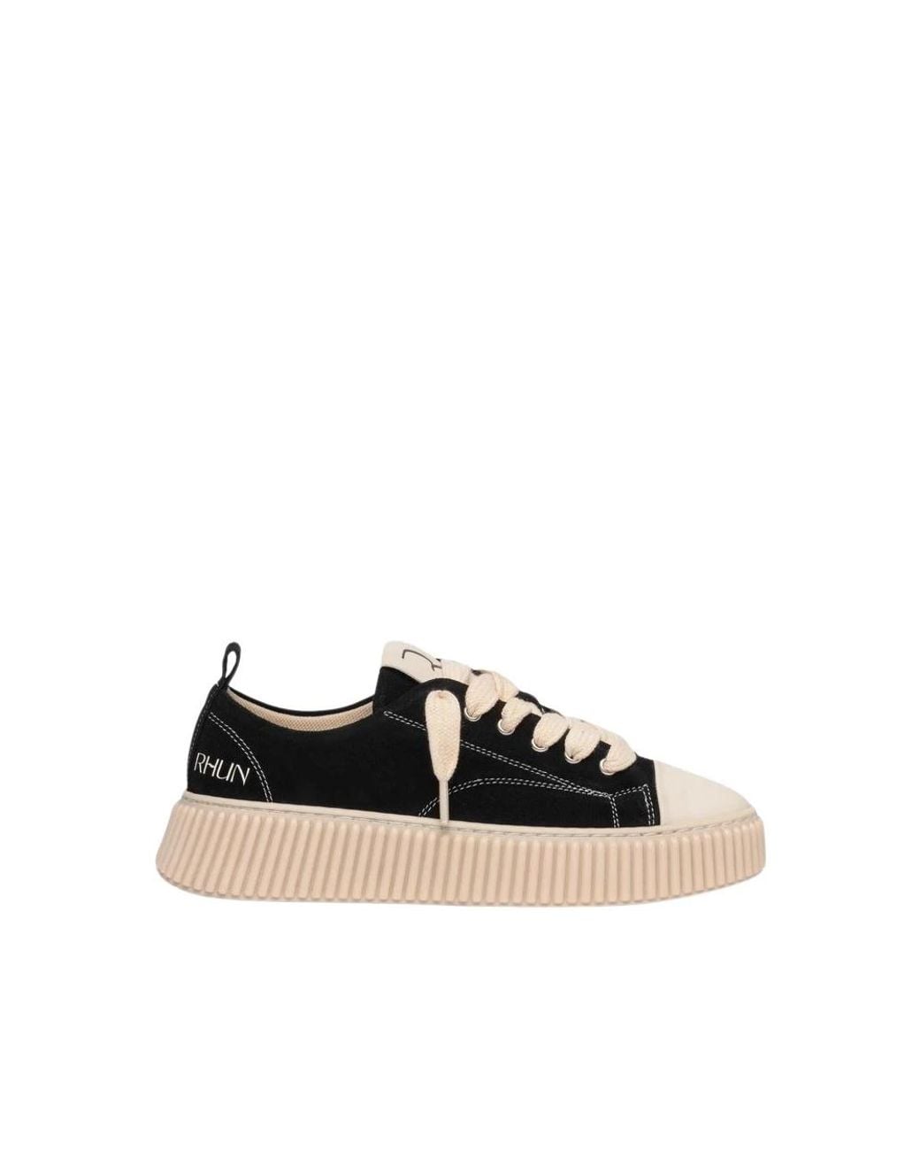 Rhun Black Laced Shoes for men