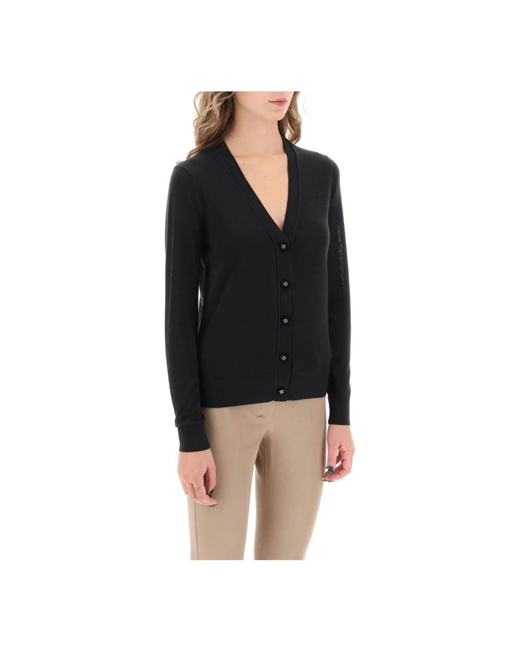 Tory Burch Blue Cardigans