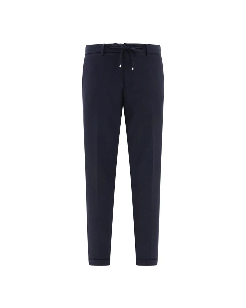 BRIGLIA Blue Slim-Fit Trousers for men