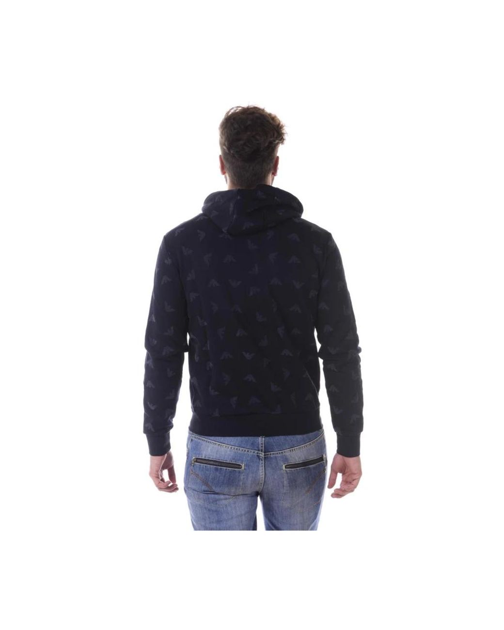 Zip-Throughs Armani Jeans de hombre de color Blue