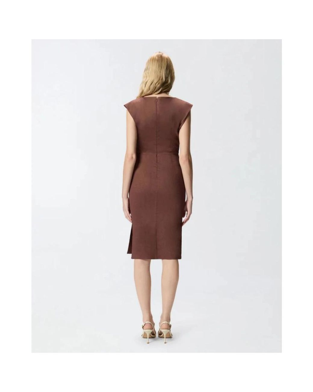 Pinko Brown Short Dresses