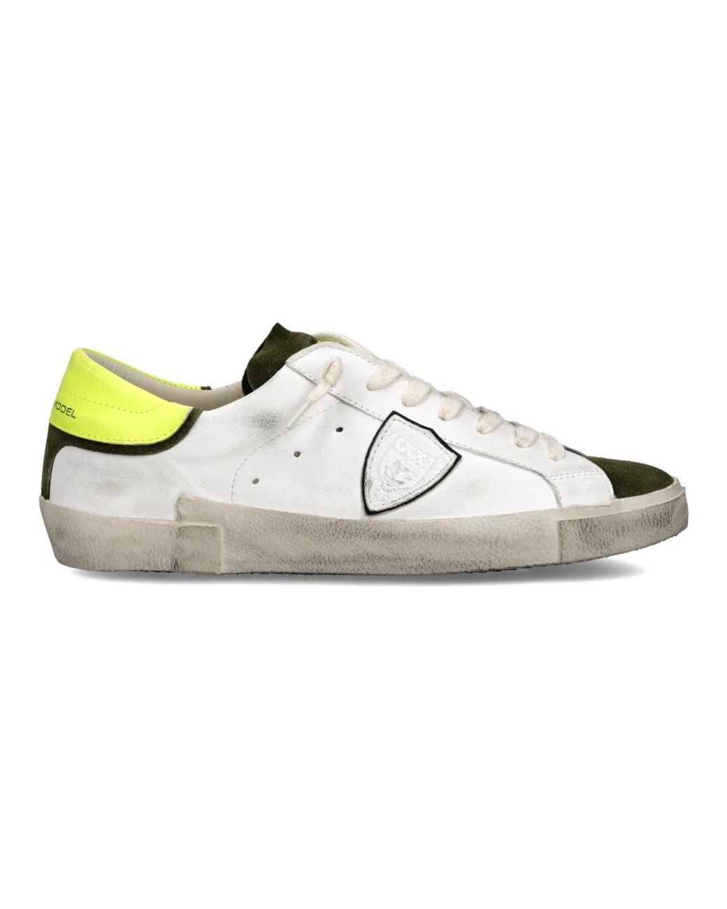 Philippe Model Schoenen ,Wit ,Katoen Sneakers Prsx Tennis in het White voor heren