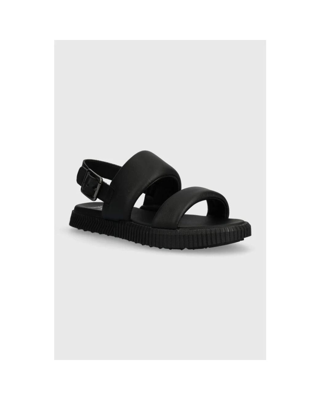 Sorel Black Flache Sandalen