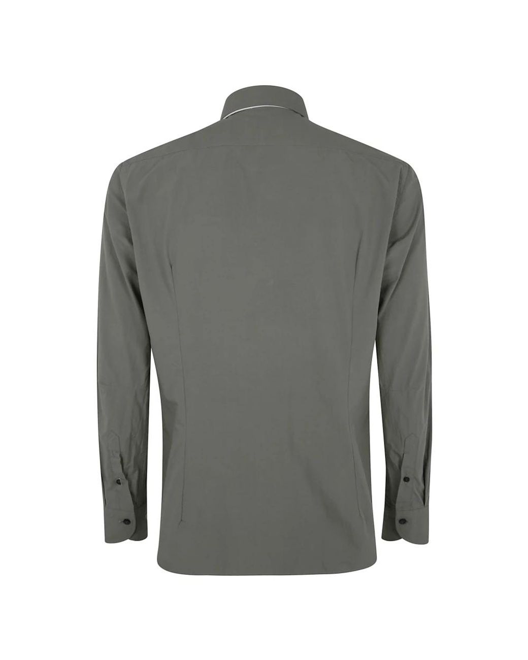 Tintoria Mattei 954 Gray Casual Shirts for men