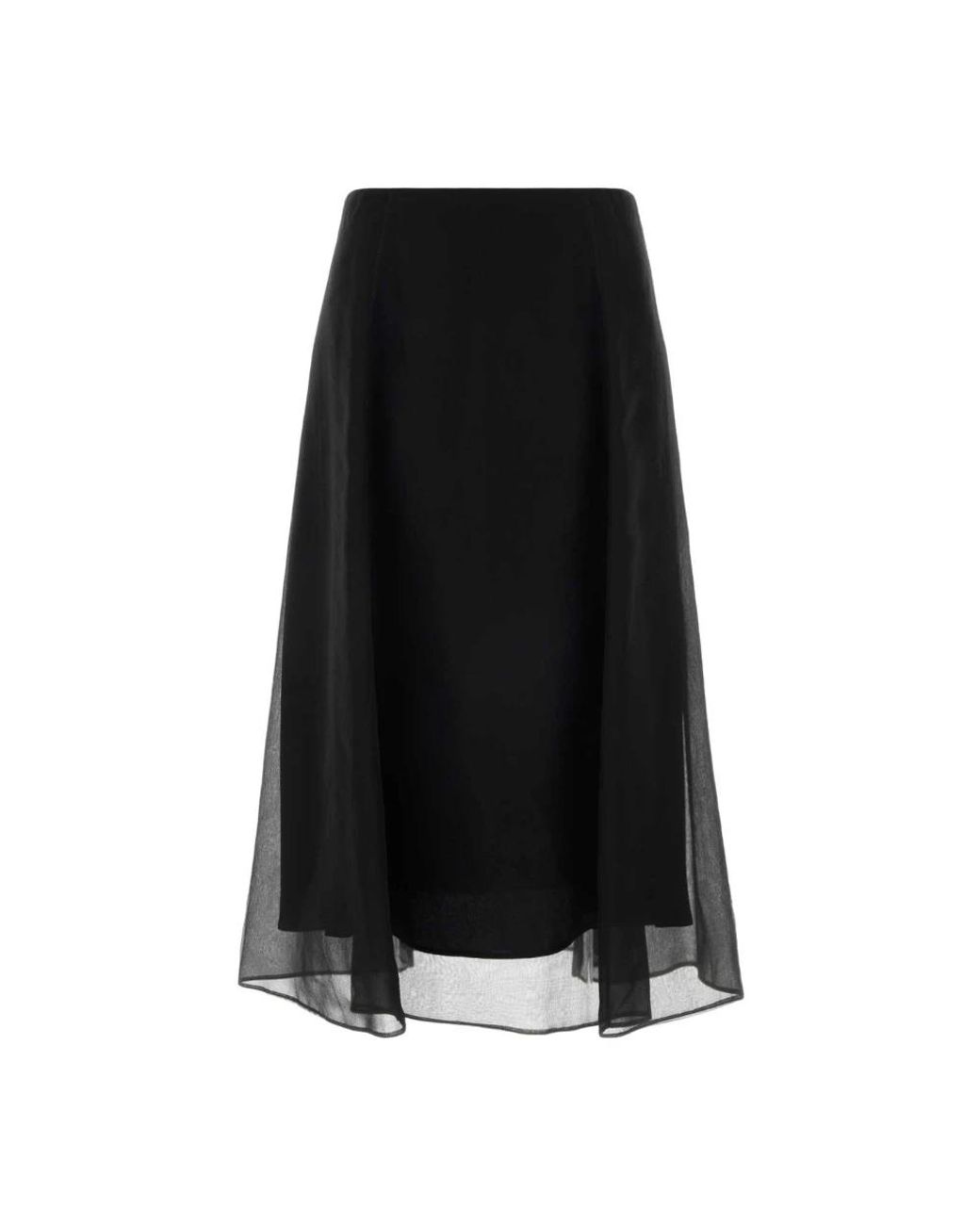 Brunello Cucinelli Black Midi Skirts
