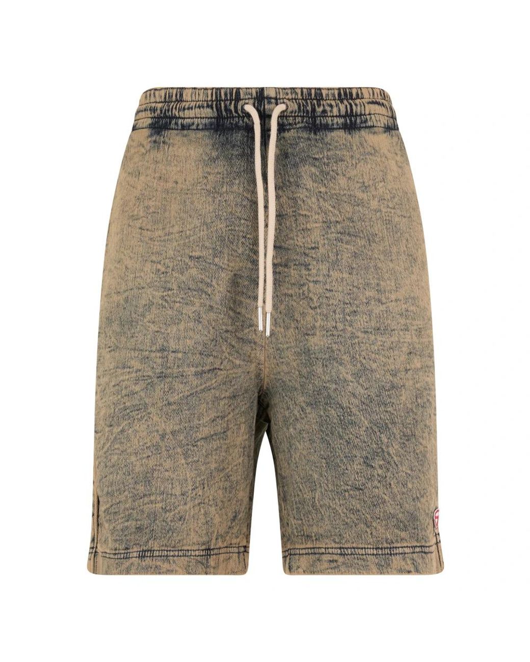 DIESEL Gray Denim Shorts for men